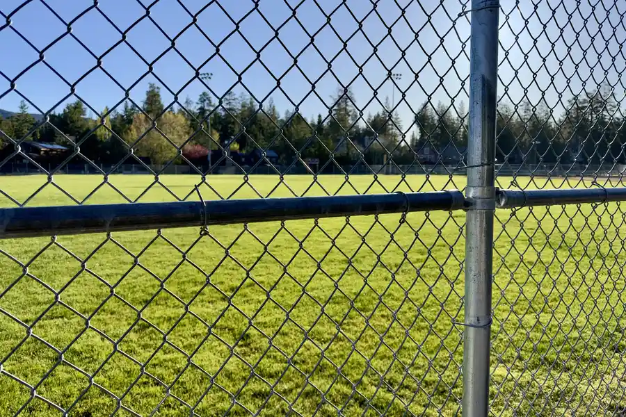Colored Chain Link & Galvanized Vinyl Fences